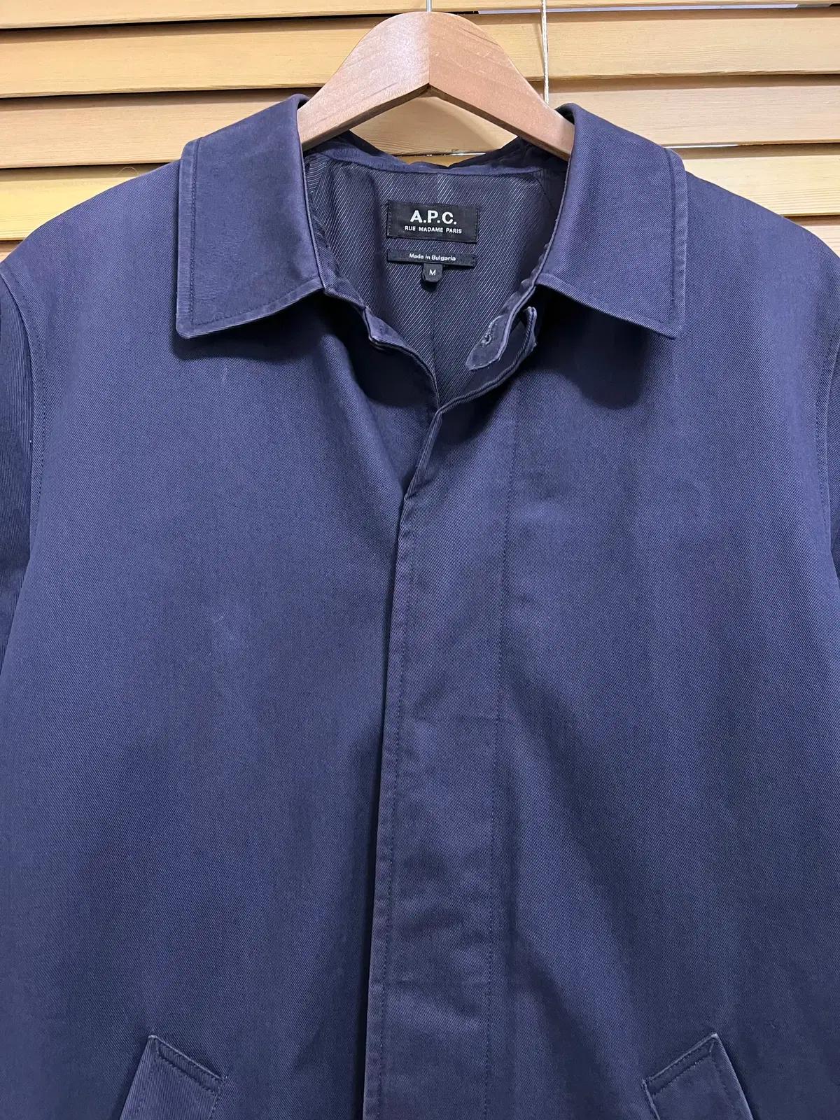 아파쎄 APC 남성 네이비 맥코트 싱글코트 M