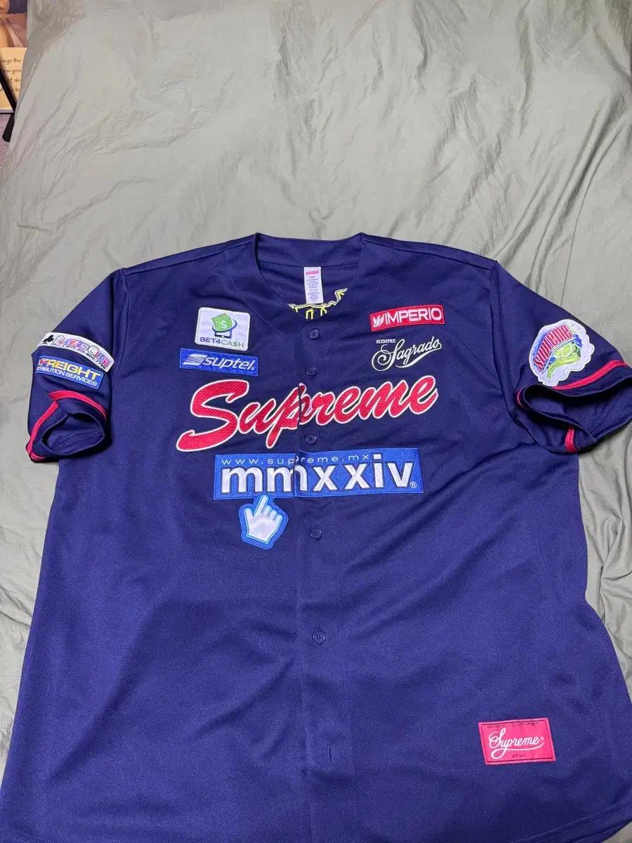 슈프림 Supreme 베이스볼 저지 XXL