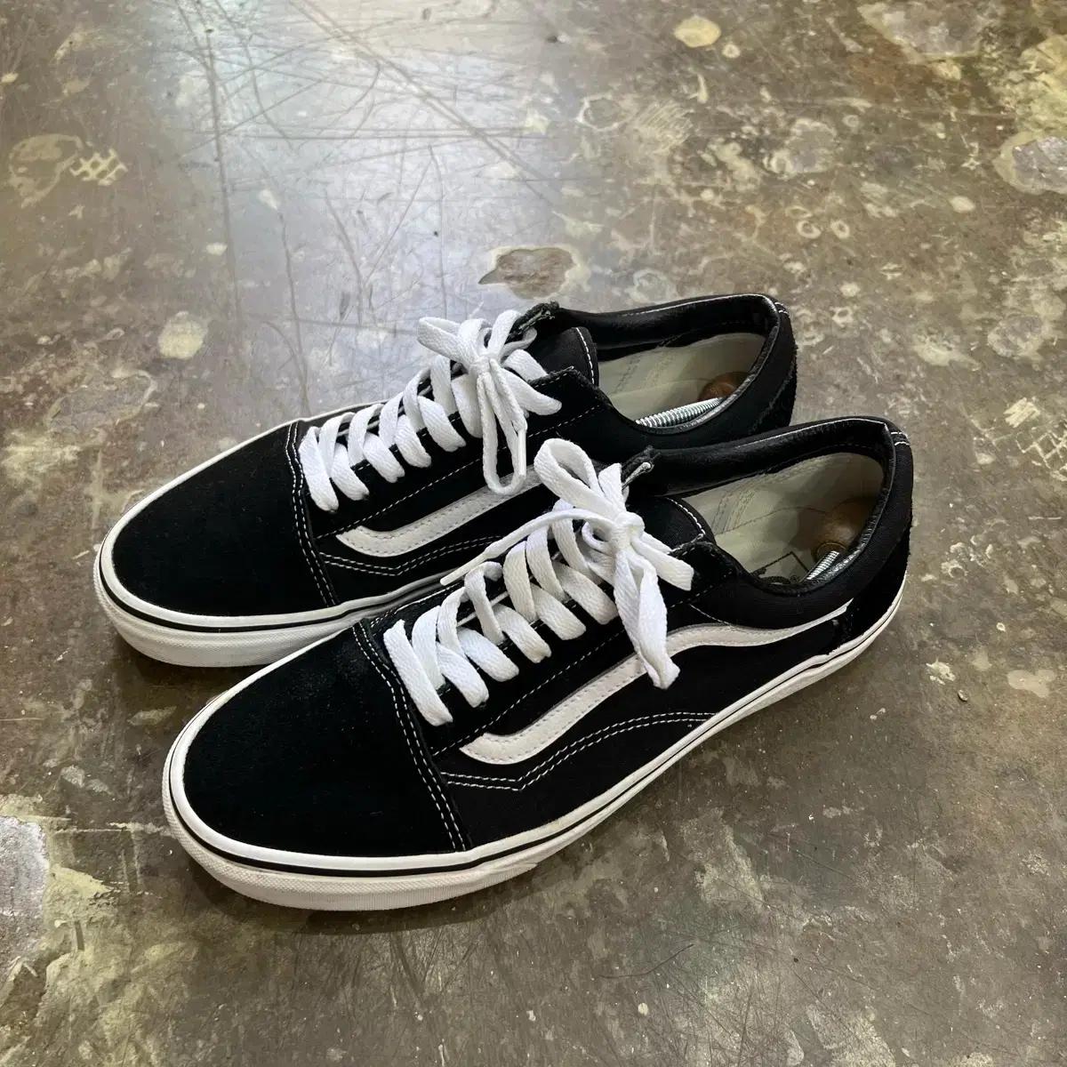 295) 반스 올드스쿨 검흰 스니커즈 운동화 신발