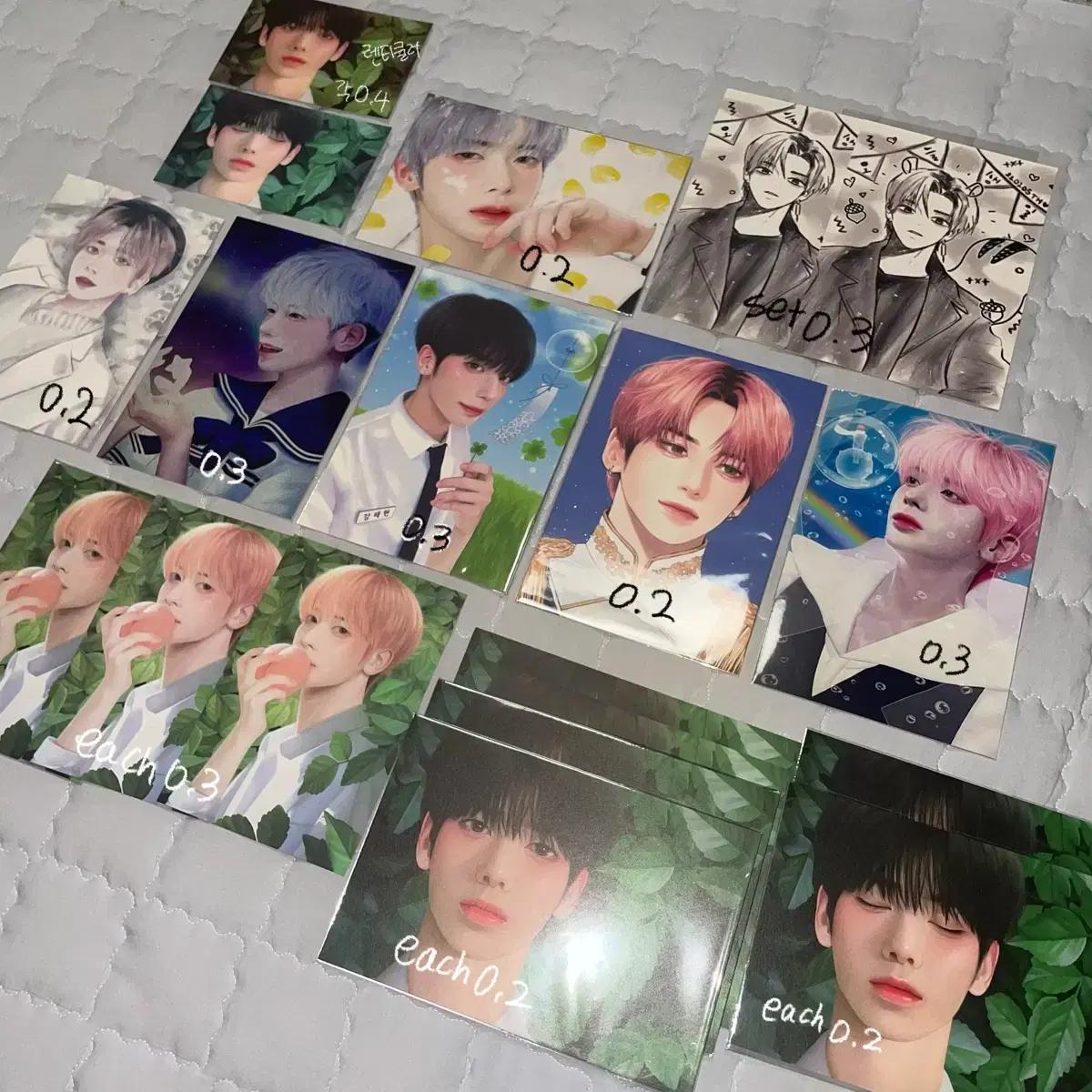 투바투 엽서 이삼송님 일톤님