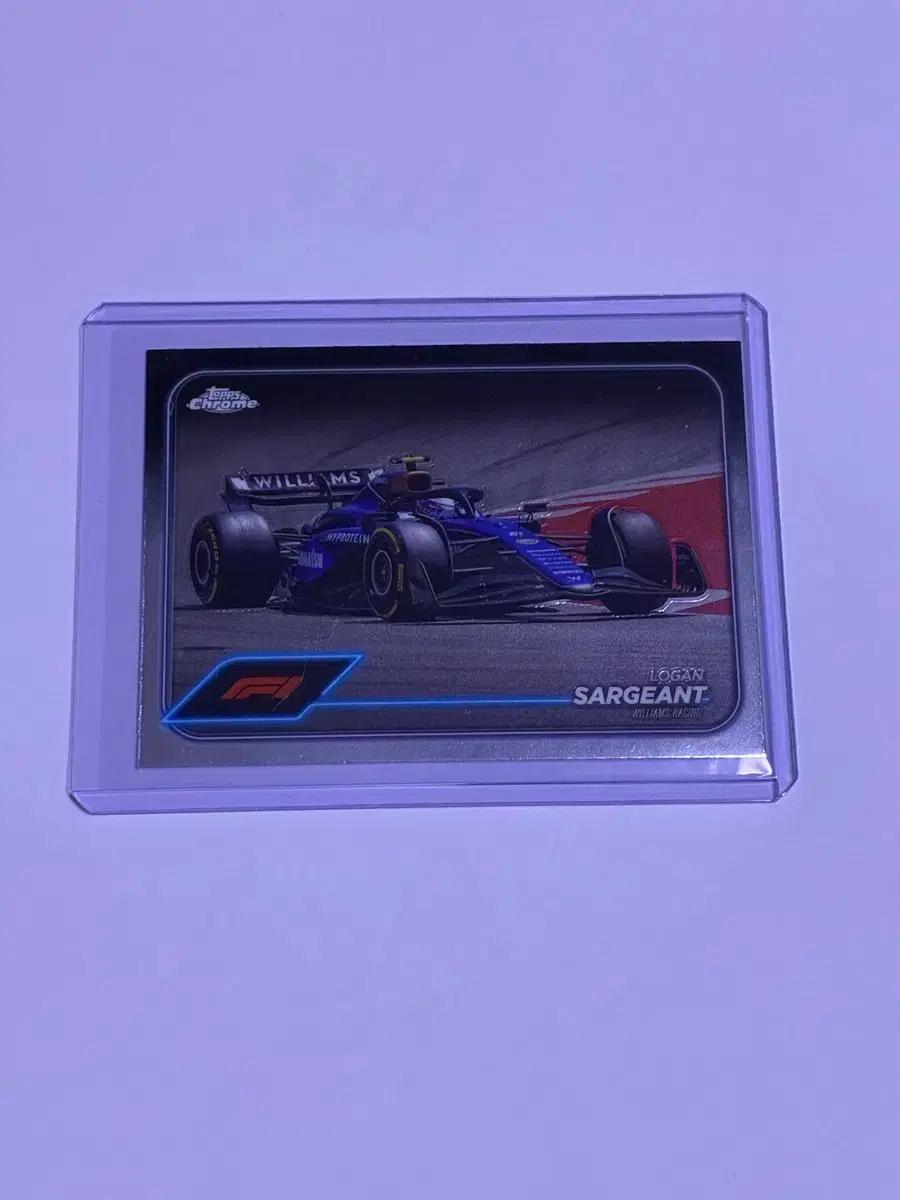 topps f1 로건 사전트 탑스 카드