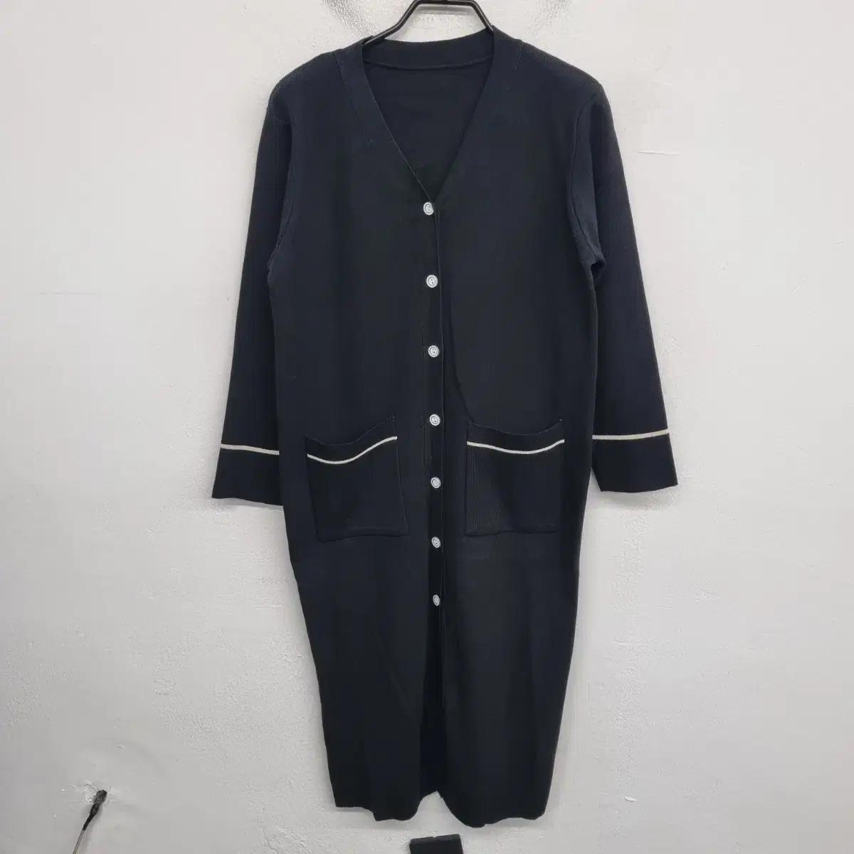 [여성66 size] 배색 니트 원피스