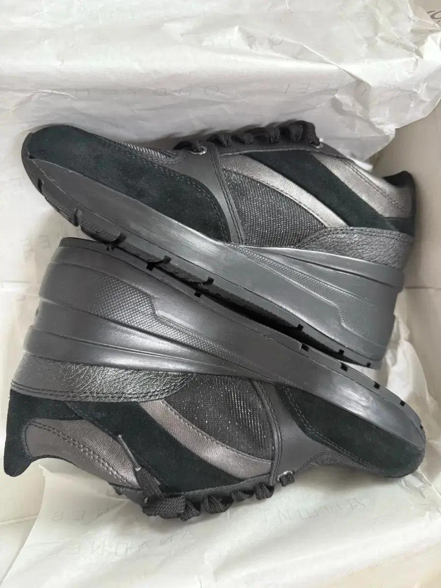 제옥스 통굽 여성 운동화 스니커즈 블랙 230