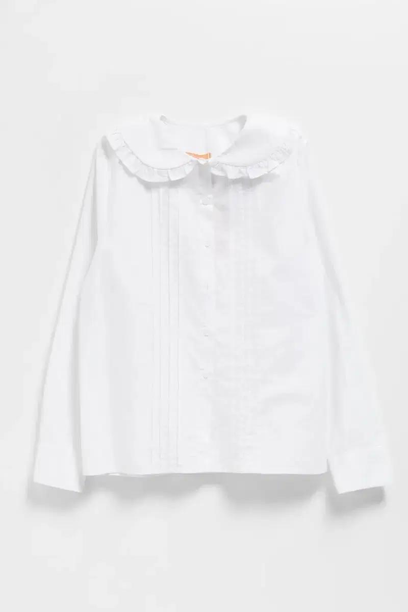 [새상품] 시눈 Round Frill Collar Shirt 화이트