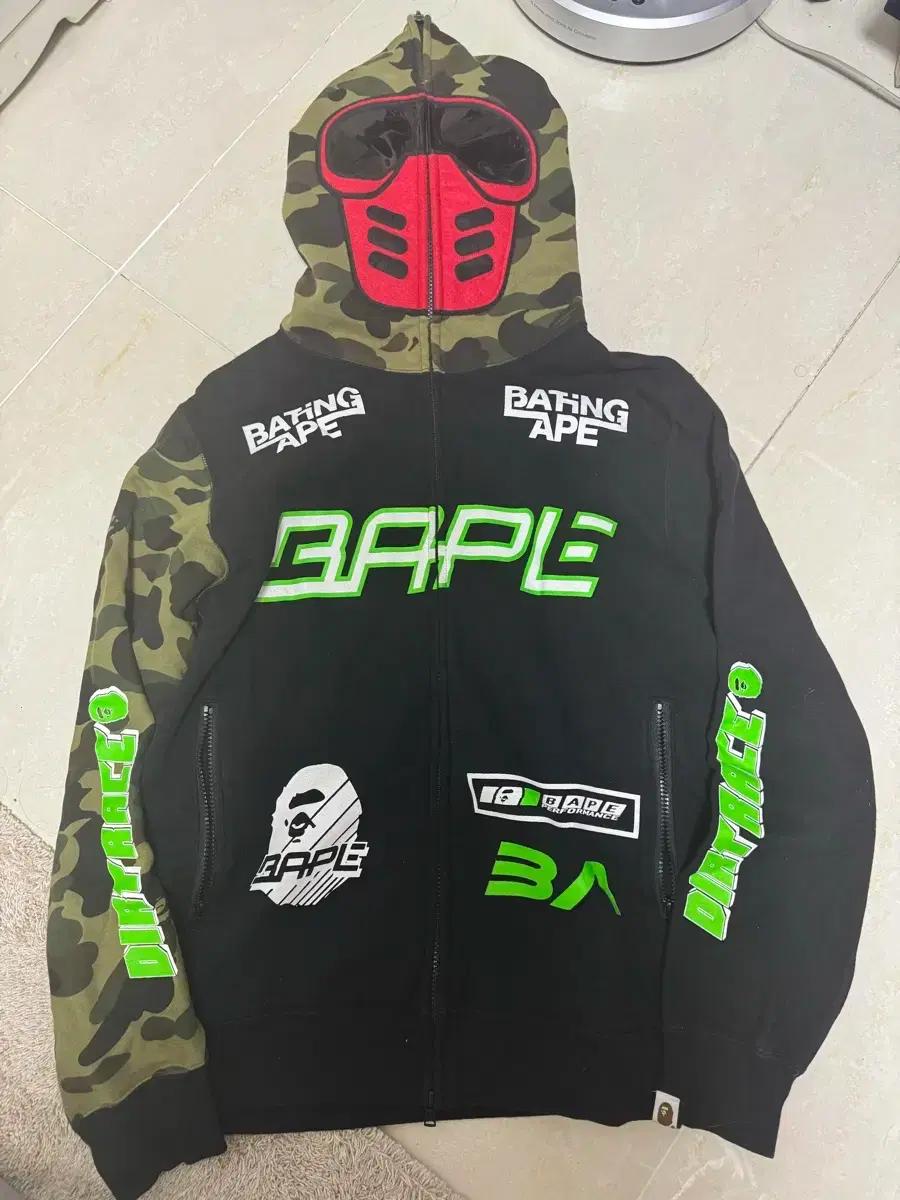 XL 베이프(BAPE) BMX 마스크 후드집업