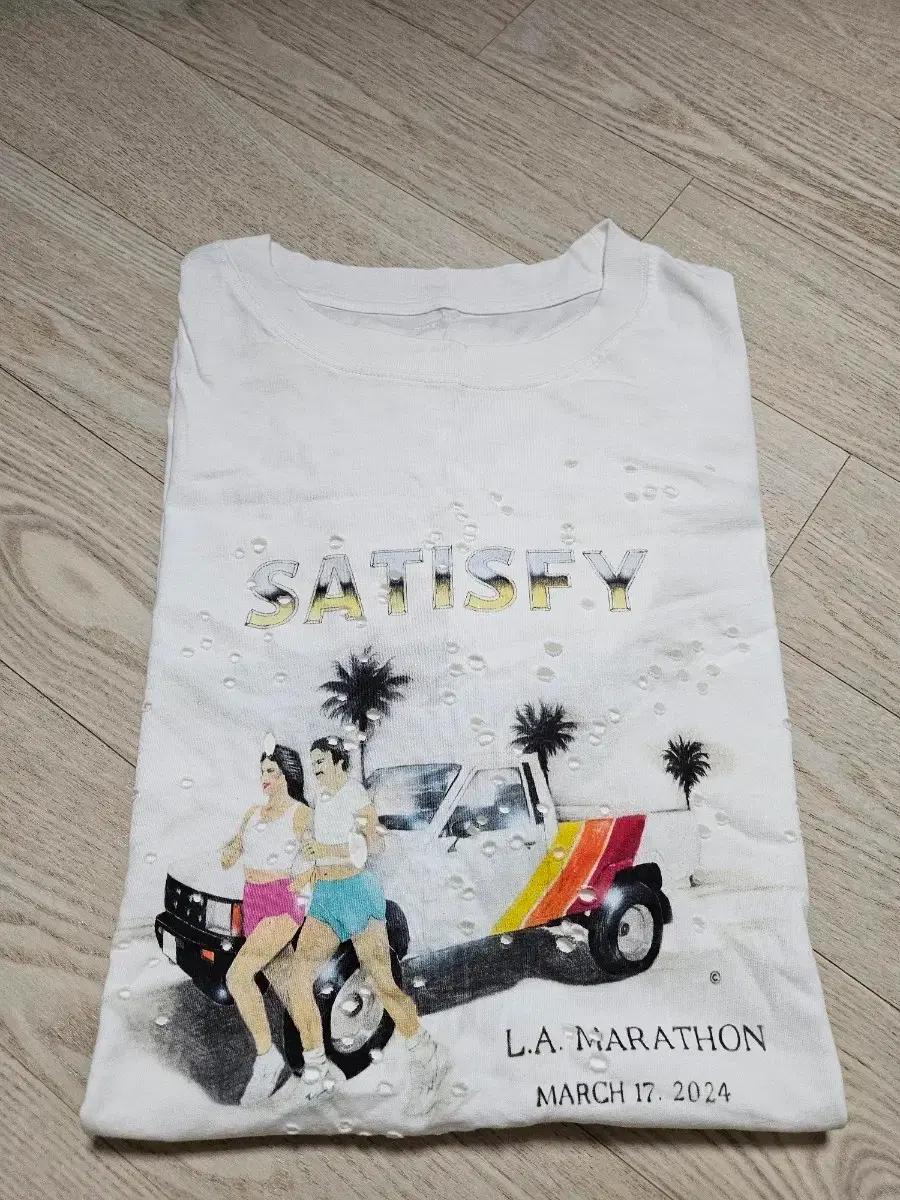 Satisfy LA MARATHON mothtech t-shirt