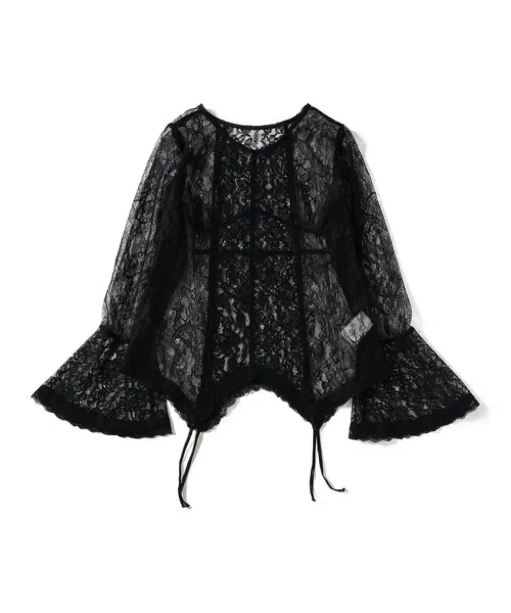 레이빔즈 레이스 키리카에 벨 슬리브 블라우스