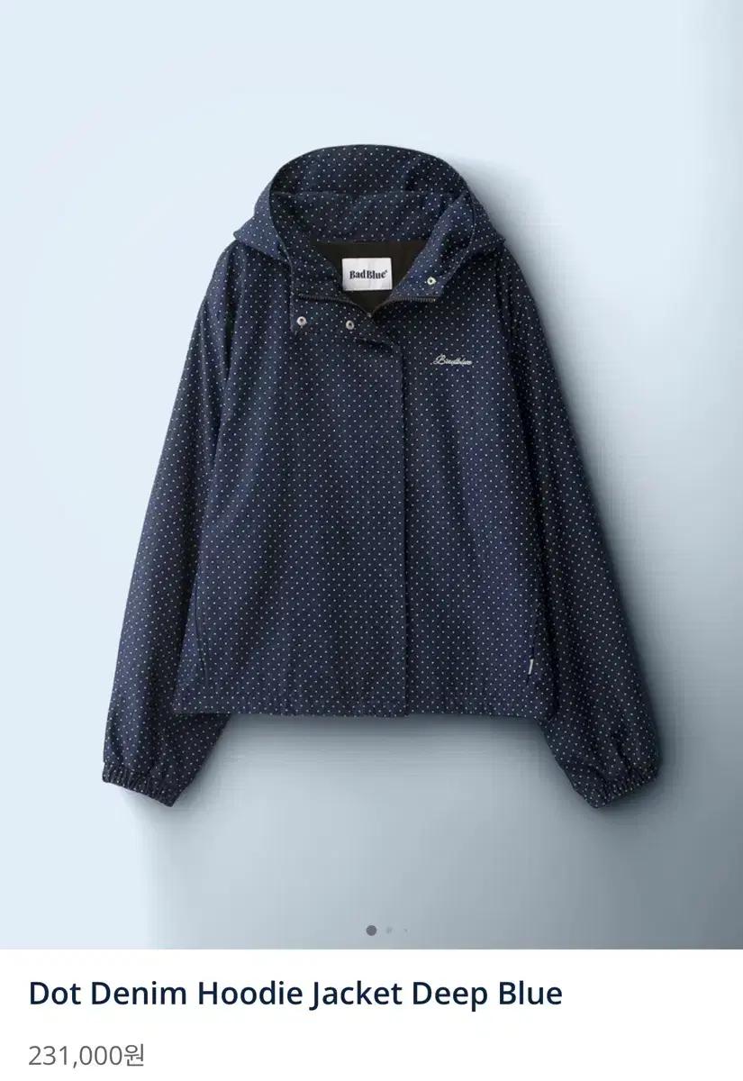 구매) badblue 배드블루 도트 후디 네이비