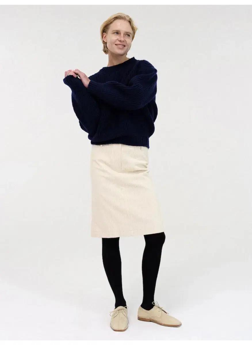 낫띵리튼 Tobu Volume Wool Knit 네이비