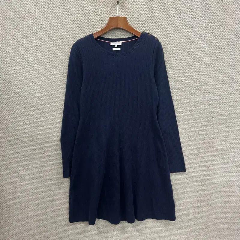 타미힐피거 캐주얼 피마코튼 니트 원피스 95 D10845