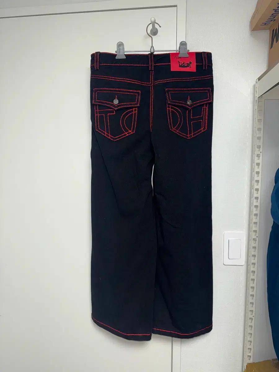 TOH 티오에이치 체리 스티치 로우 팬츠