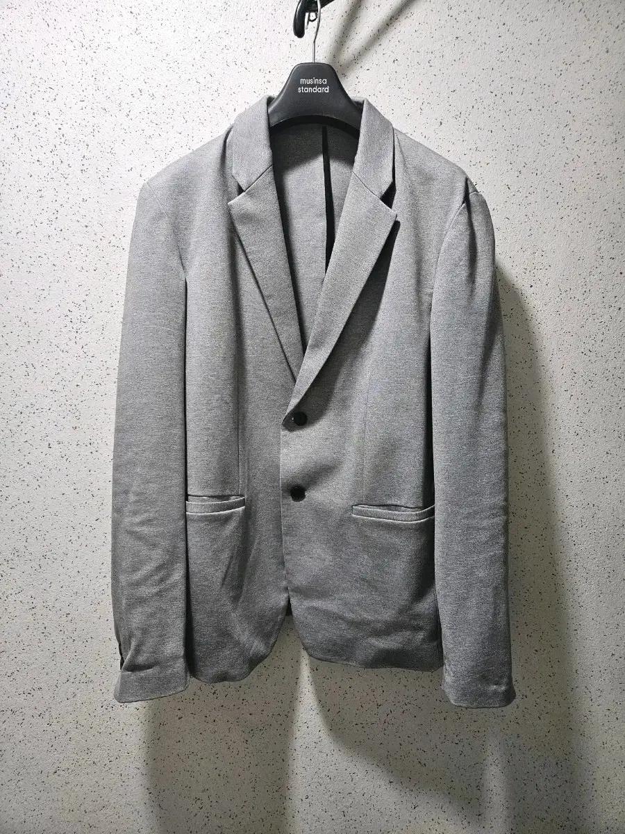 L) 자라 그레이 저지 블레이저 5070 435 zara