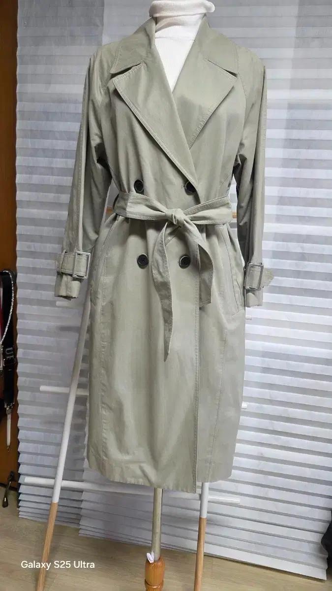 카키롱 트렌치코트 여성용