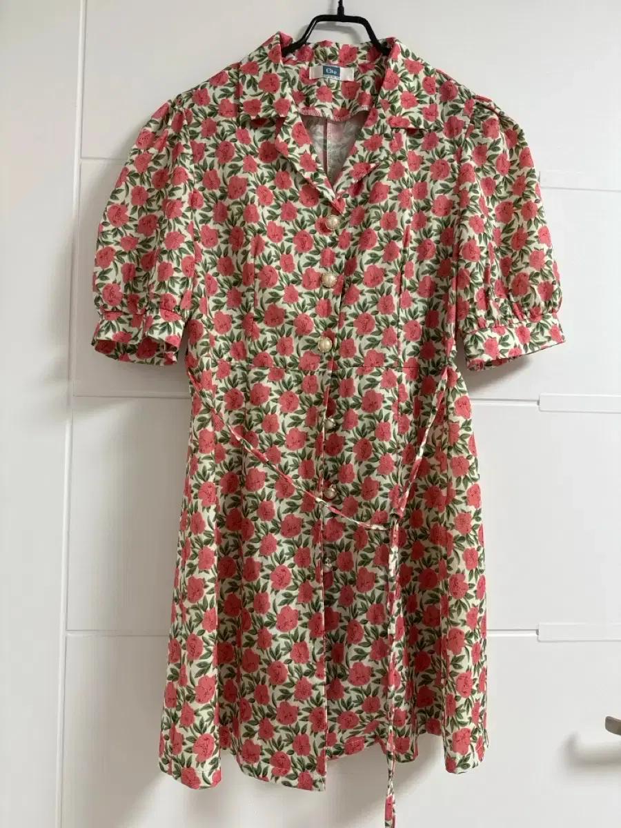 고급진 꽃무늬 랩 원피스