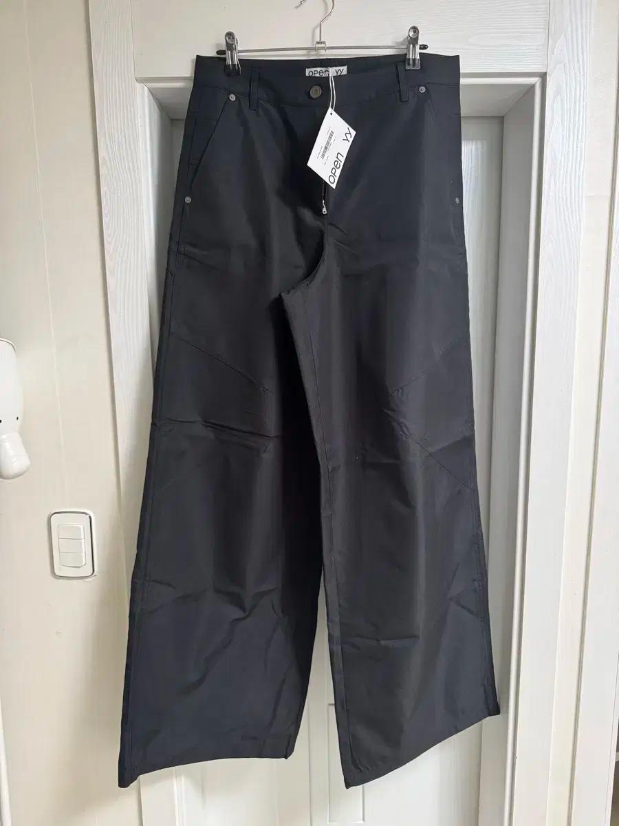 Open yy 오픈 와이와이 더오픈프로덕트 와이드 팬츠 블랙