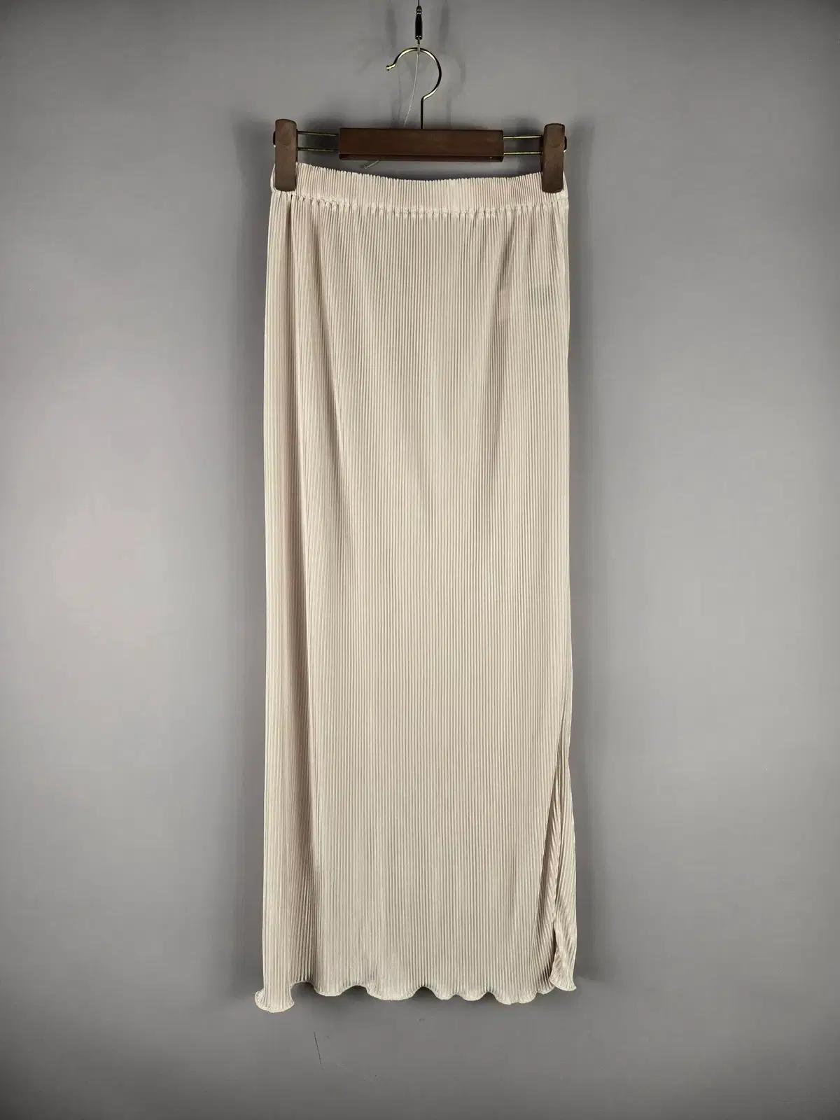 [무료배송]쉬인 S 여성 플리츠 주름 롱 스커트 치마