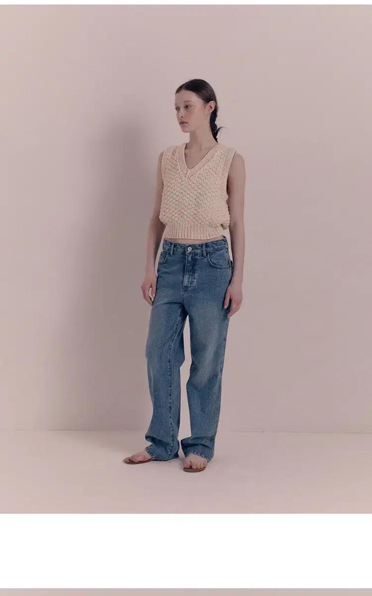 낫띵리튼 Basic straight fit denim