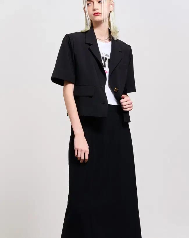 제너럴아이디 GENERAL IDEA H라인 롱 스커트 사이즈 M