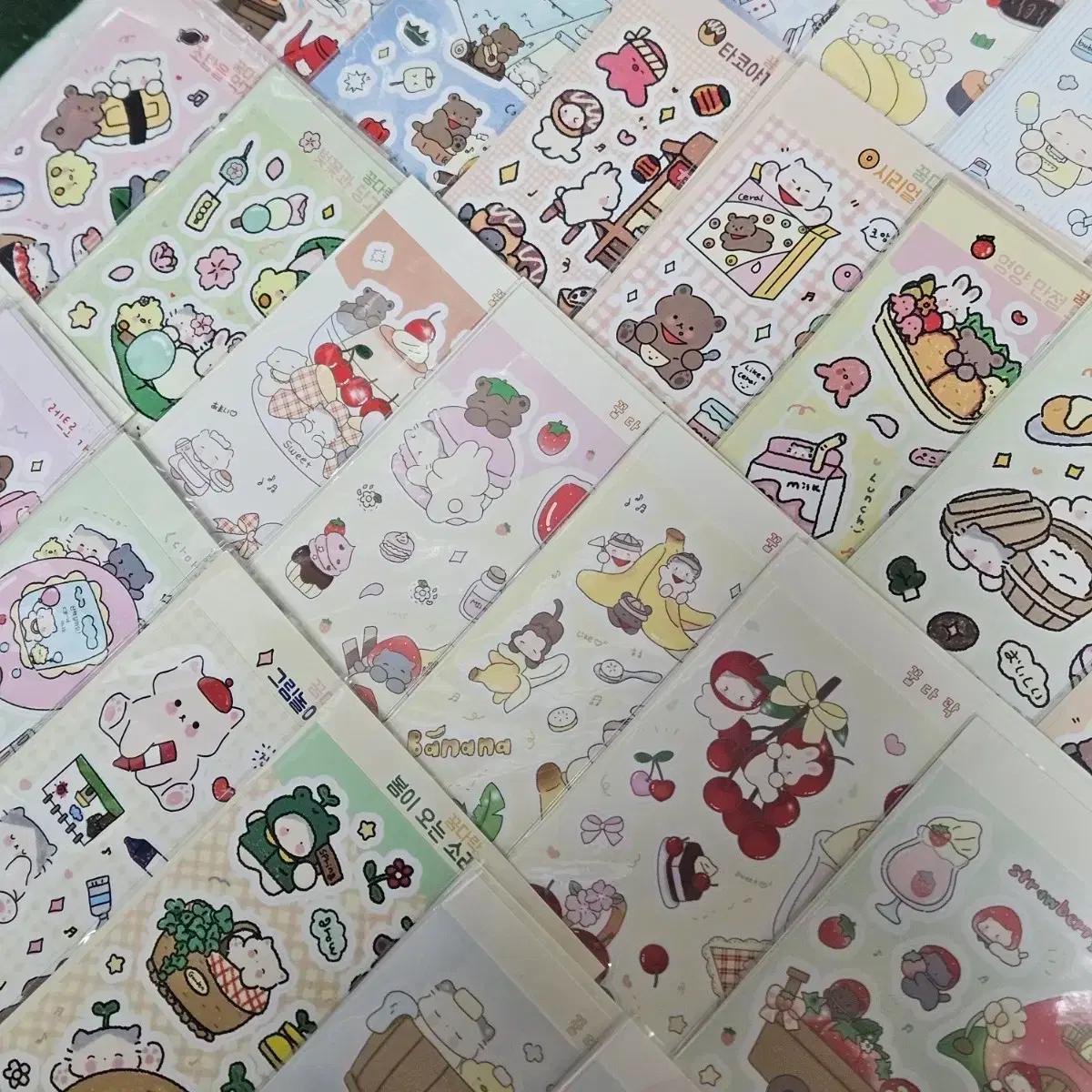 꿈다락 랜덤팩 (도안 60가지이상) 씰스티커