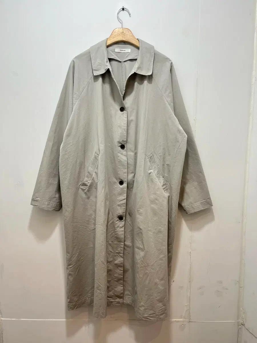 일본 브랜드 싱글 롱 코트 (여성L)