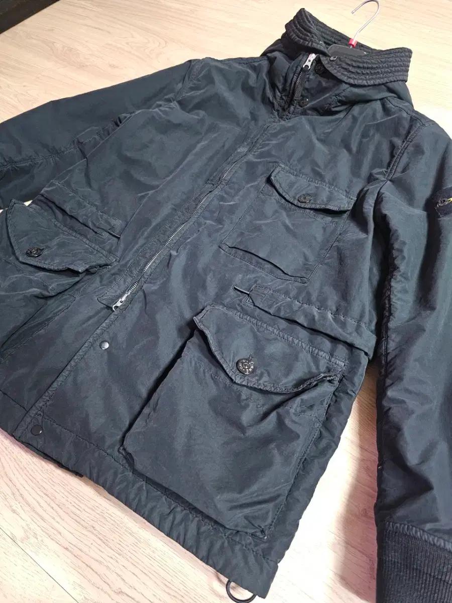 스톤아일랜드 다비드 라이트 마이크로파일 자켓 점퍼 안감기모