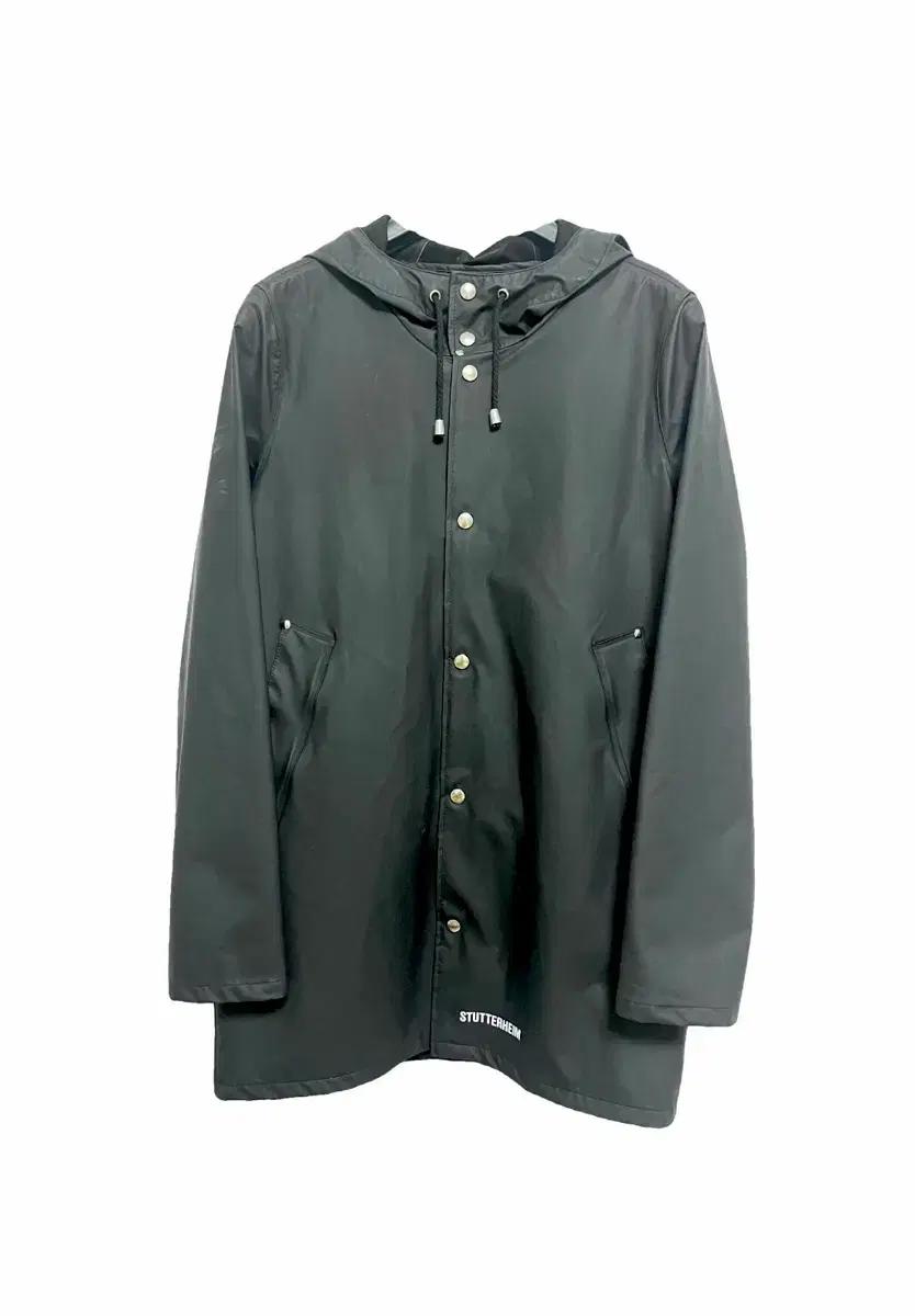 Stutterheim 레인코트 블랙 S