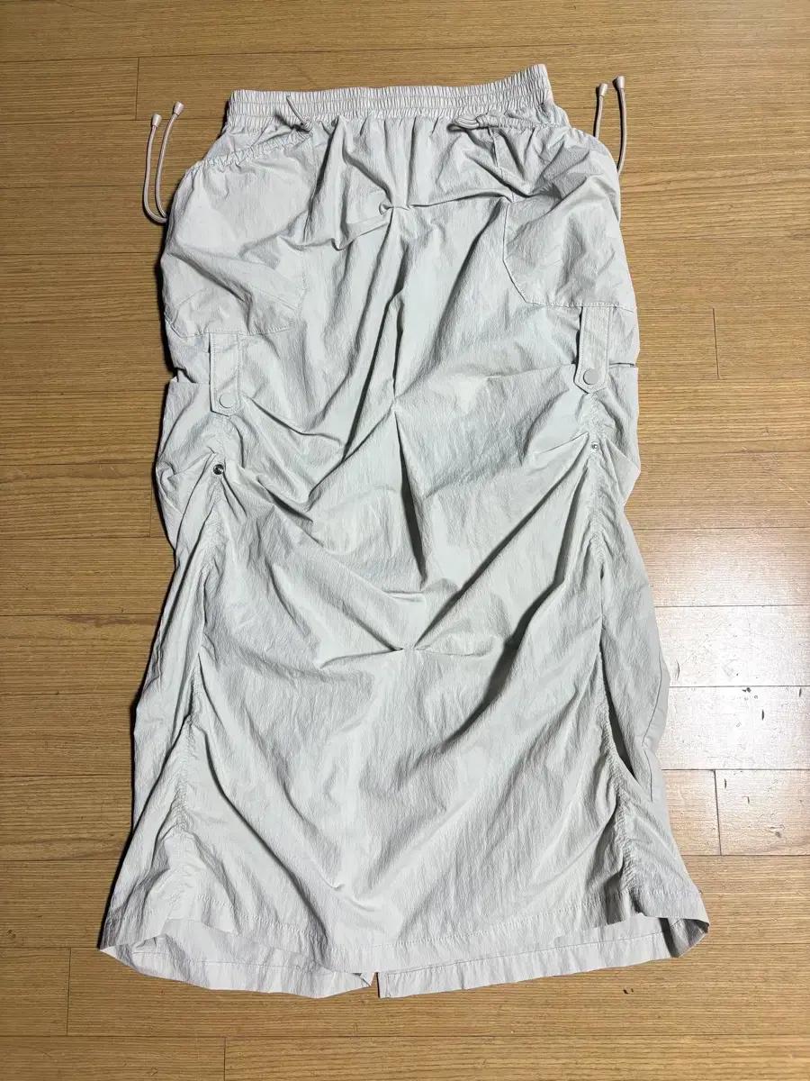 마땡킴 나일론 롱스커트