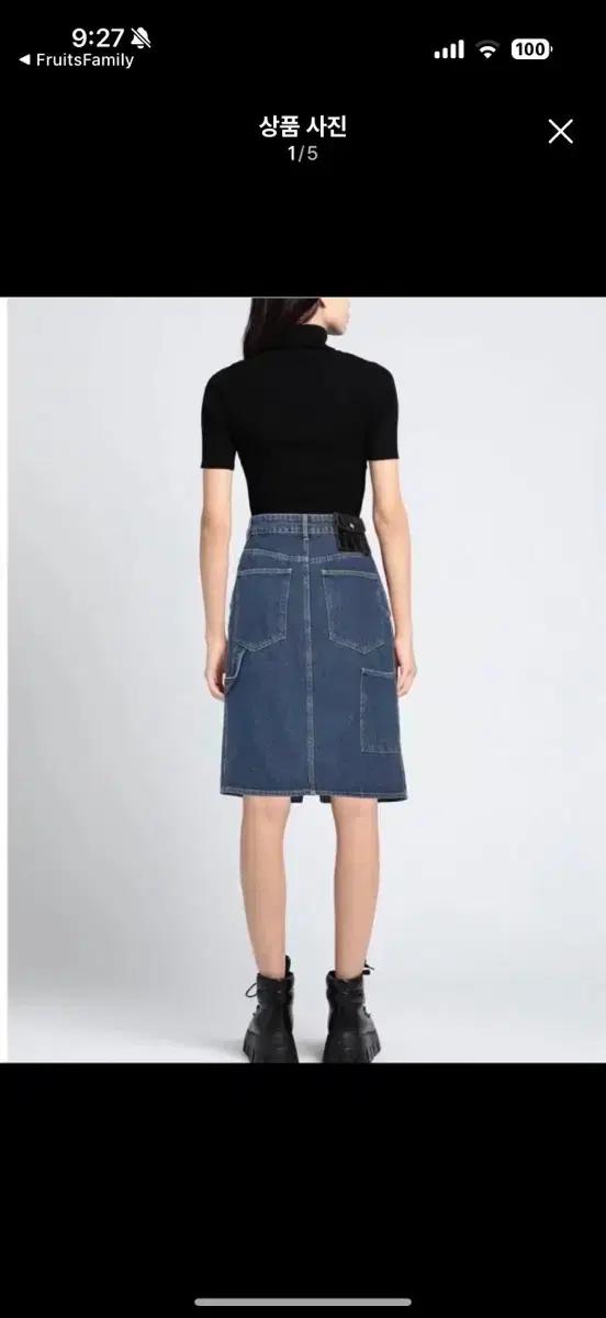 saks potts 삭스파츠 살마 데님 스커트 m