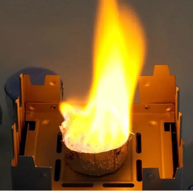 접이식 캠핑 화로대 고체연료 받침대 미니 화로대