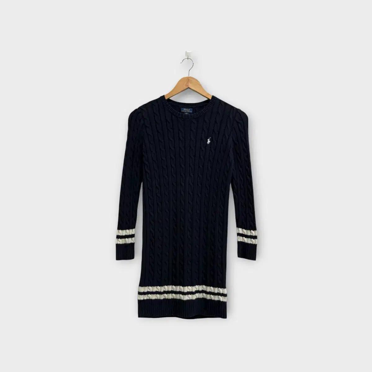 폴로 랄프로렌 케이블 니트원피스  XS
