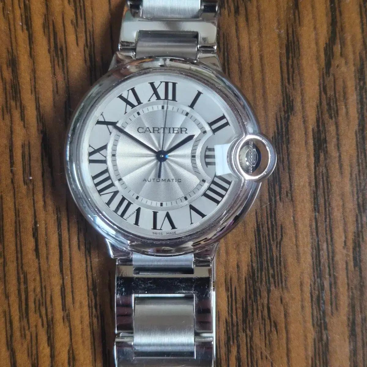 까르띠에 발롱블루 36mm 오토매틱 시계