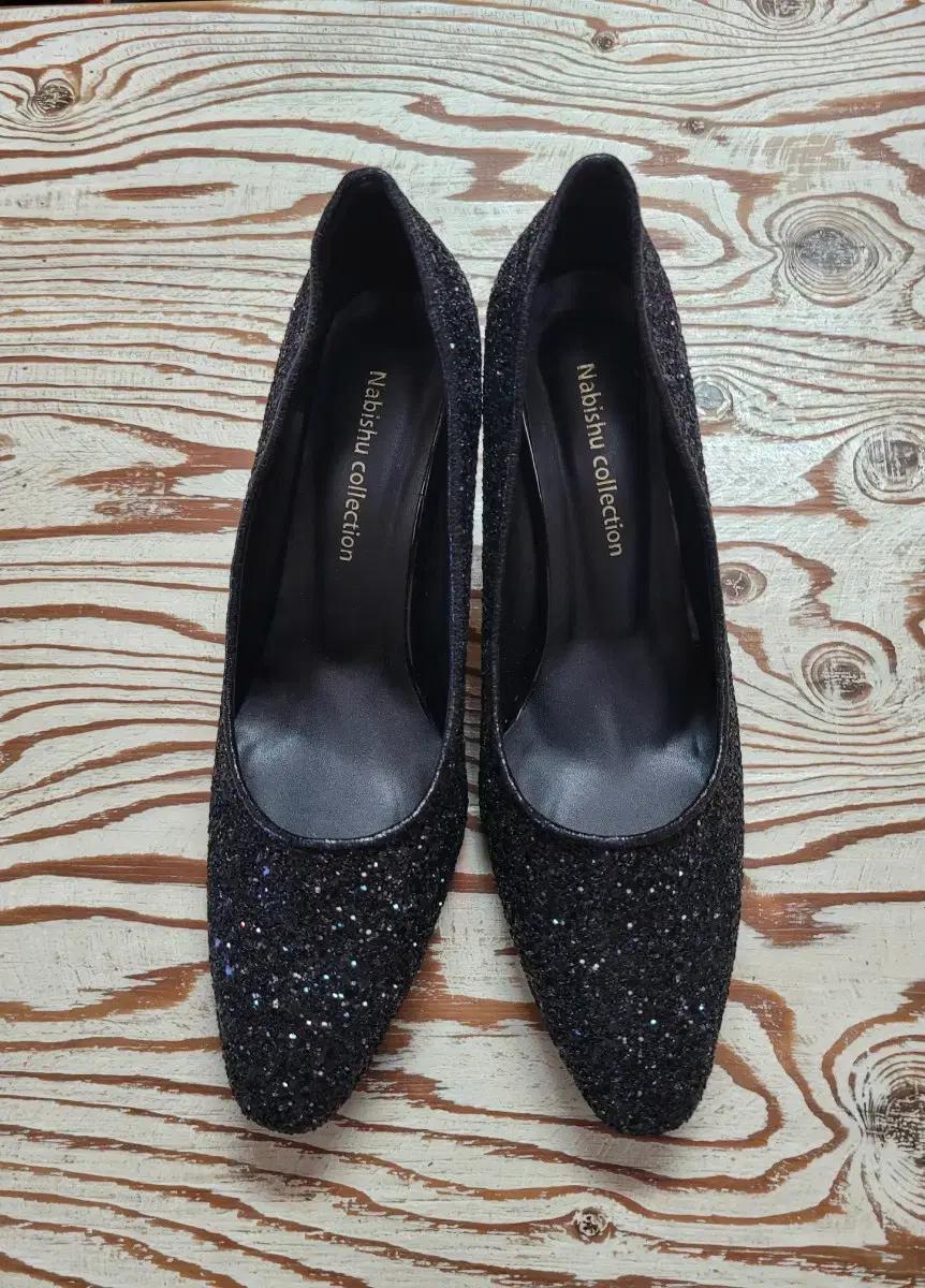 여성)글리터 펌프스 하이힐(새상품250m)