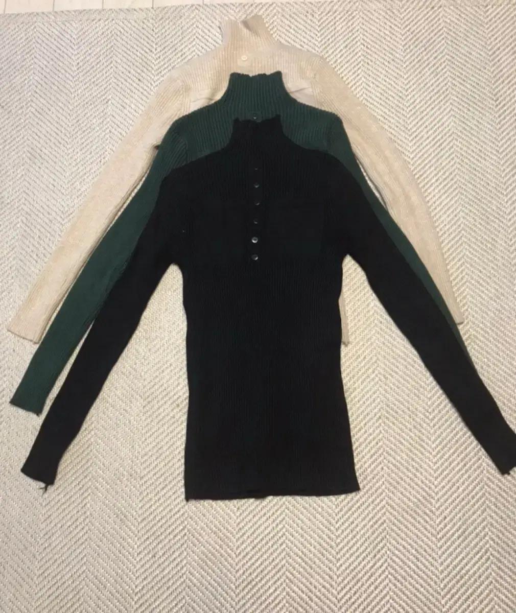 디자인 여성 니트 폴라티 3벌 일괄