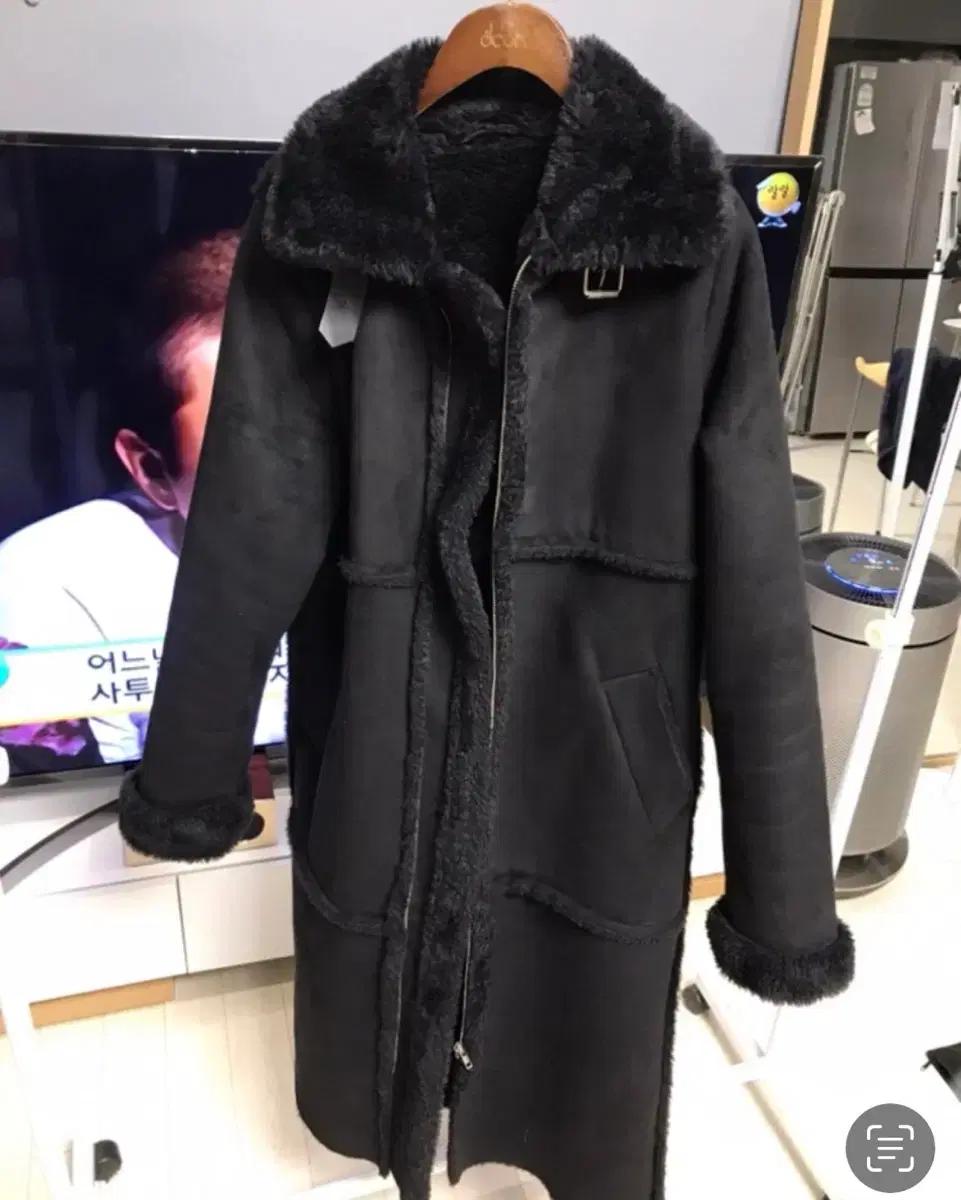 셀럽 무스탕 스타일 여성 롱코트
