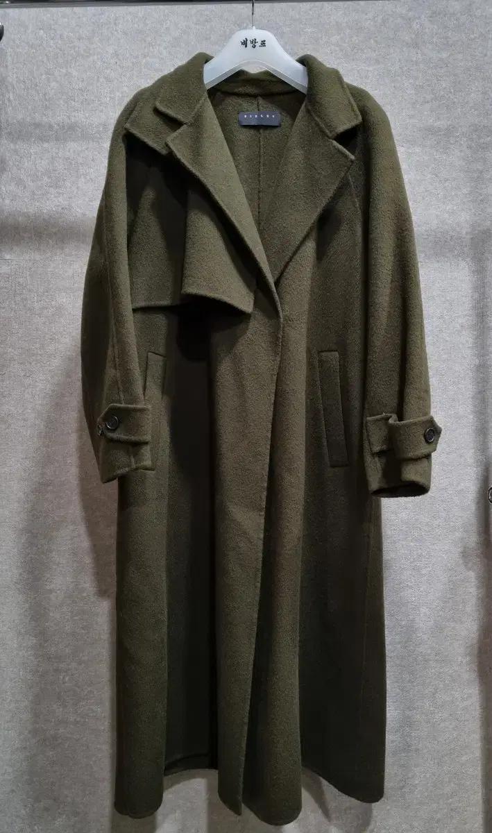 여성 90 시슬리 울 롱코트