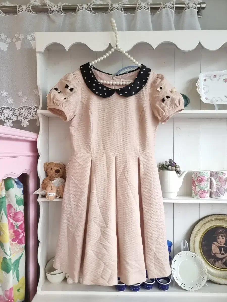 에밀리템플 큐트 도트카라 원피스