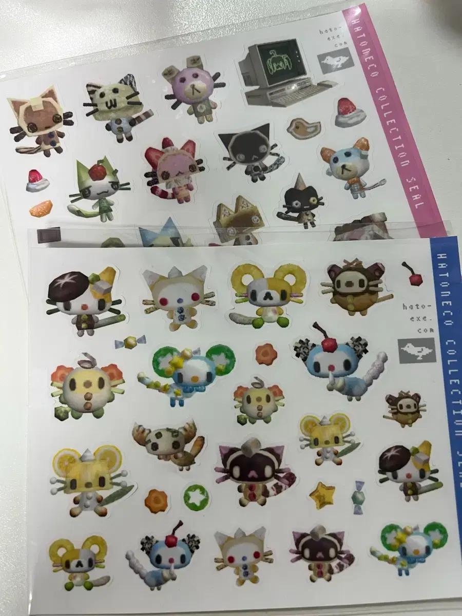 하토님 쓰레기몬 스티커 컬렉션 씰