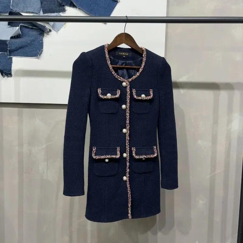 (55) 에고이스트 여성 캐주얼 트위드 코트