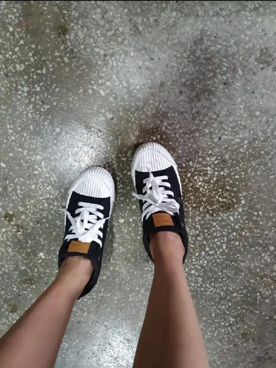 홈쇼핑 여성 블랙 키높이스니커즈