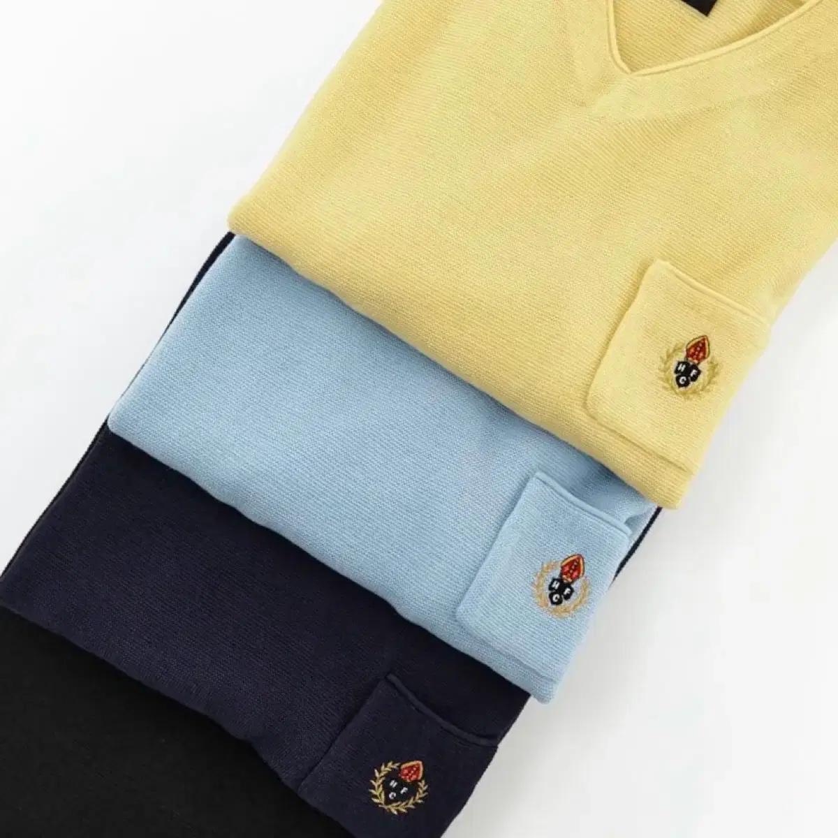 (남녀공용) 헤리티지플로스 crest merino wool v-neck