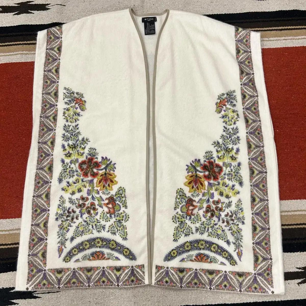 에트로 캐시미어 판초 베스트