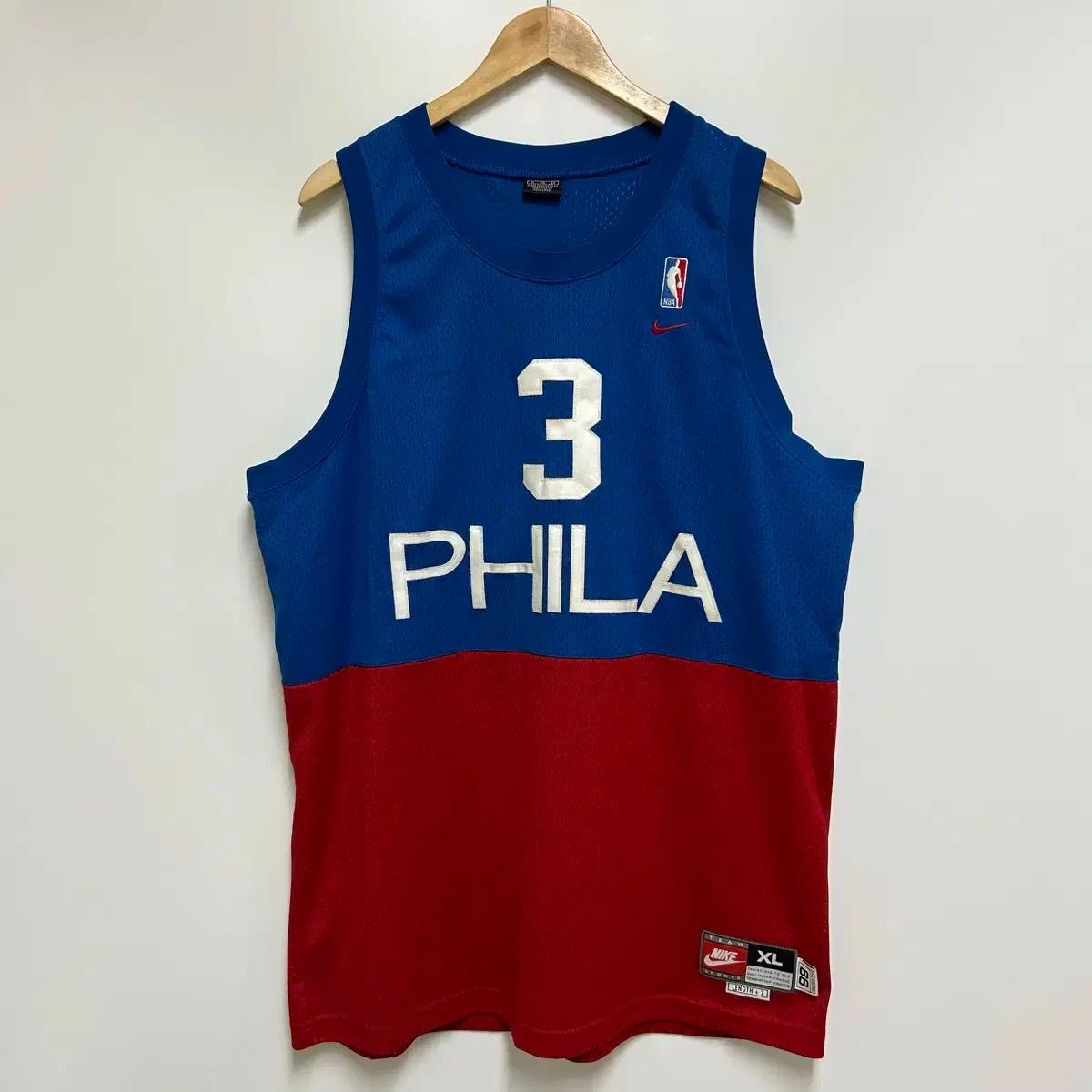 [남자 110]나이키 필라델피아 76ers 앨런아이버슨 스윙맨져지