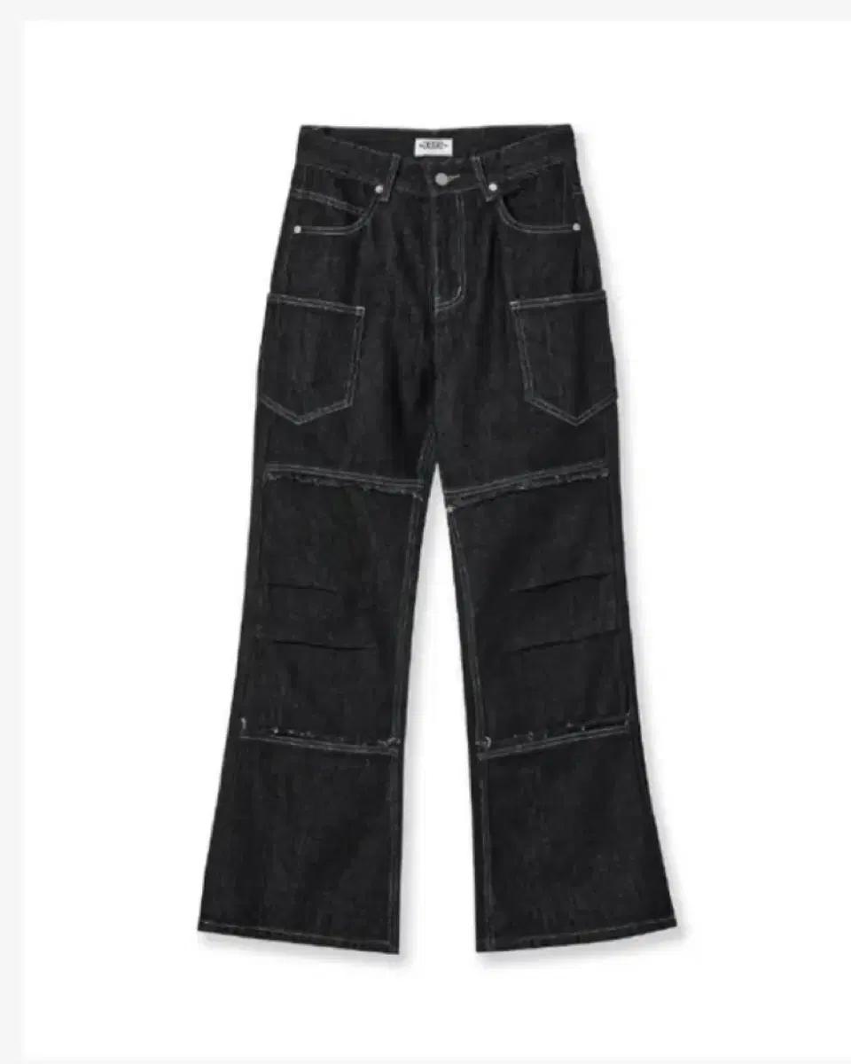 aeae 로우 엣지 플레어진 RAW EDGE FLARE JEANS