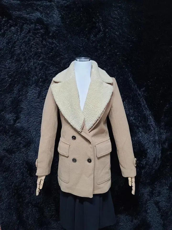 프랑스브랜드 산드로 정품 캐시미어 양털 여성 겨울 여자모직자켓점퍼84