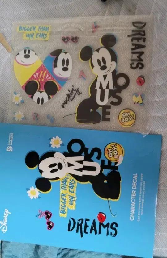 디즈니 미키마우스 캐릭터 데칼 스티커