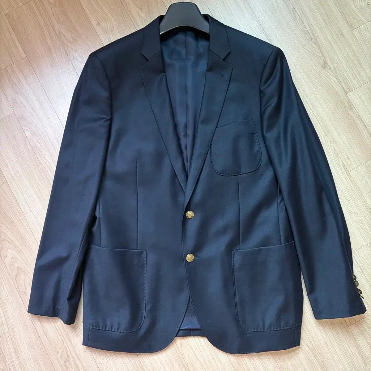 제이크루 로로피아나 super 130s wool 금장 블레이저