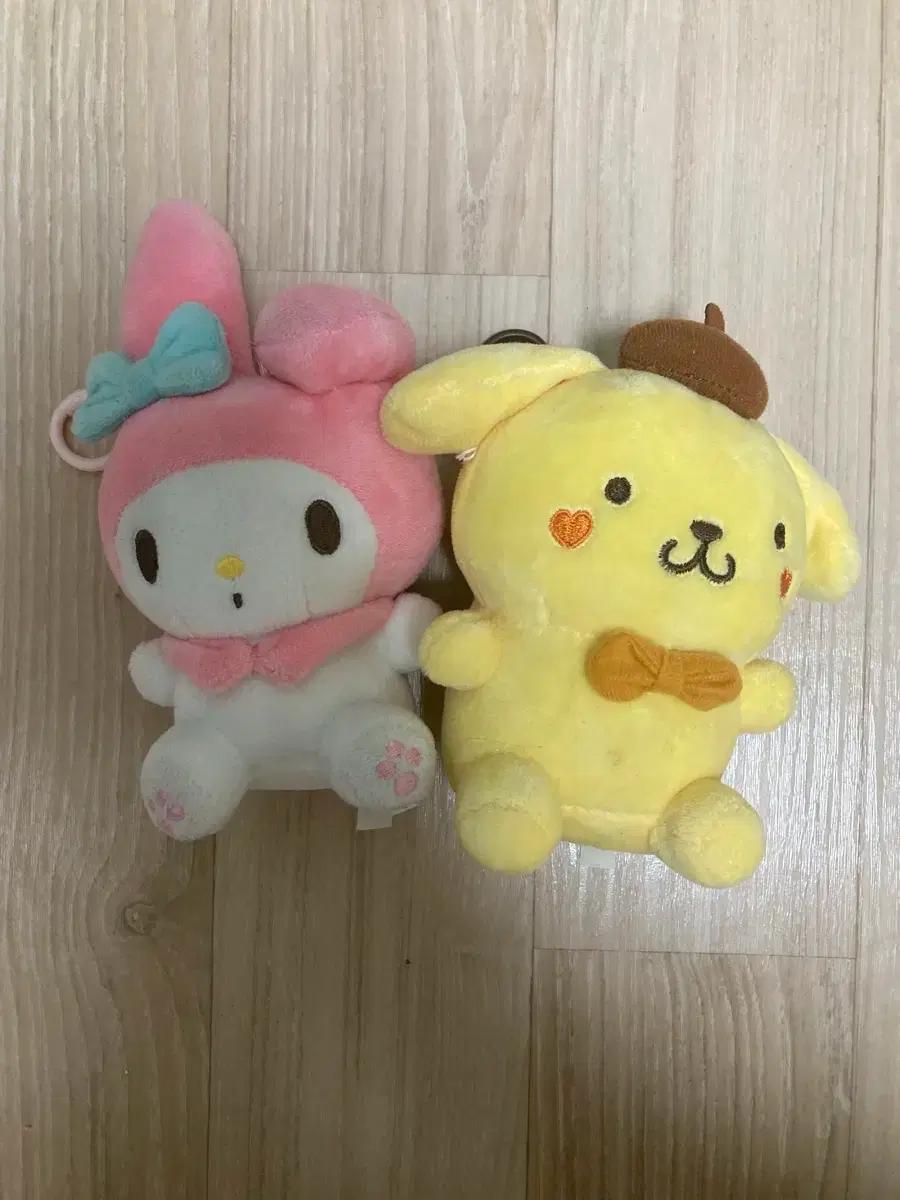 마이멜로디,폼폼푸린 인형(키링)