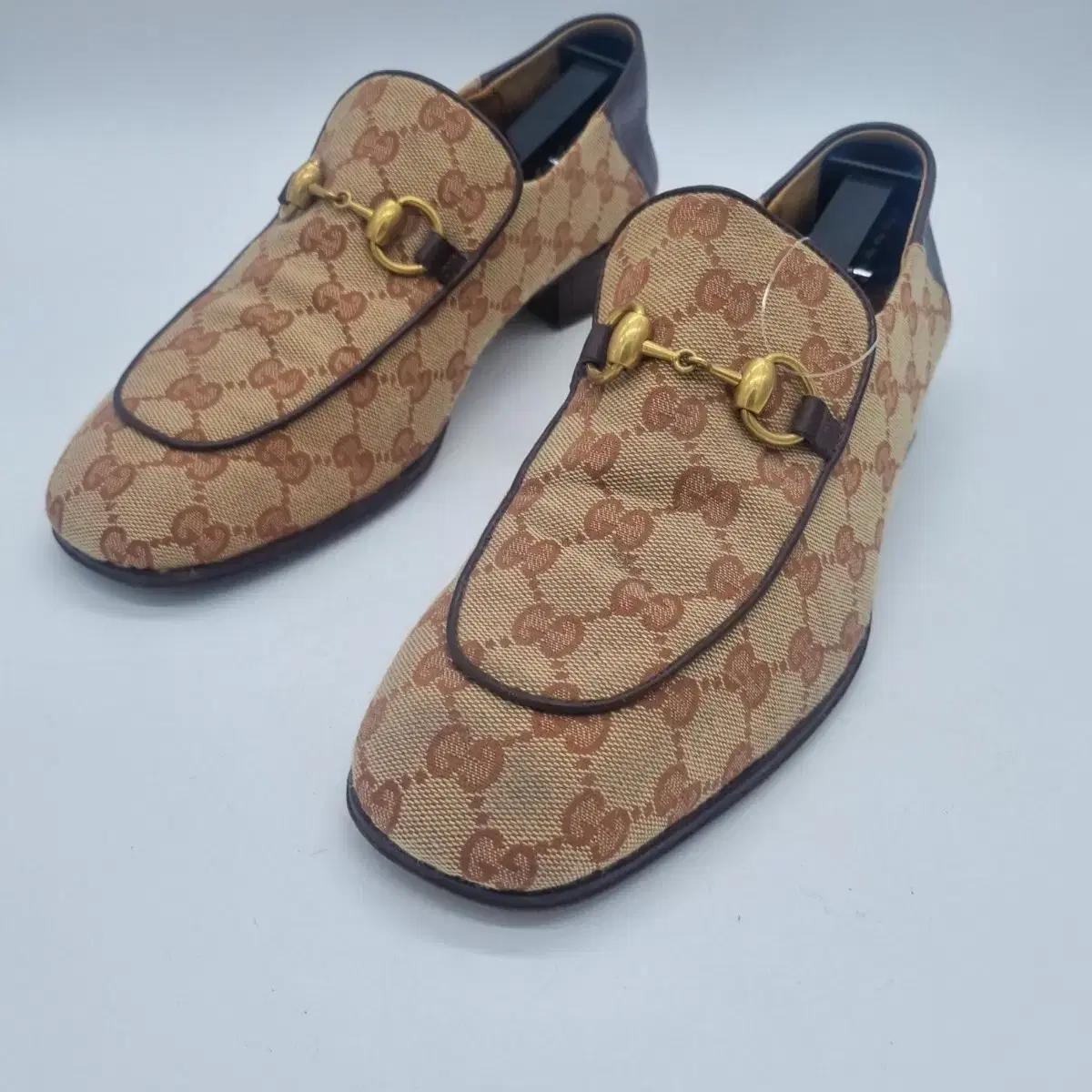 GUCCI GG 캔버스 홀스빗 로퍼 남성 255mm(6 1/2)