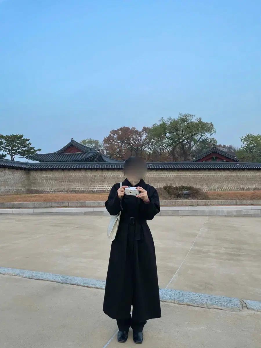 키 큰 여성분 추천해요 38컴온커먼 블랙 발마칸 코트