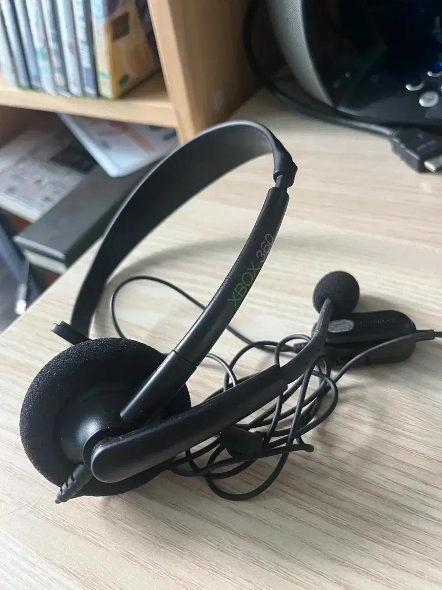 XBOX 360 유선 헤드셋 블랙